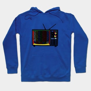 Colorful Sprinkle TV Testing Pattern Hoodie